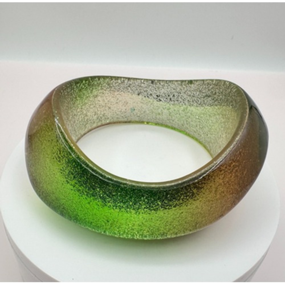 Vintage Y2K Chunky Glitter Glossy Hand Bracelet Boho Women's Classic Jewelry